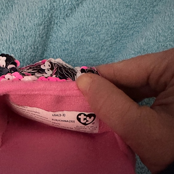 Ty Beanie Boos Sequin Sandal/Slipper- SZ 1-3 - Picture 5 of 5